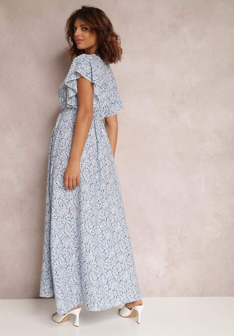 Niebieska Sukienka Thelliopis