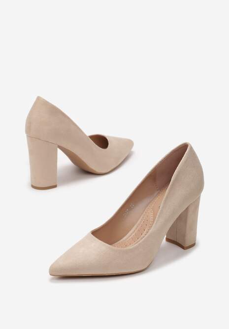 Beżowe Czółenka Juven