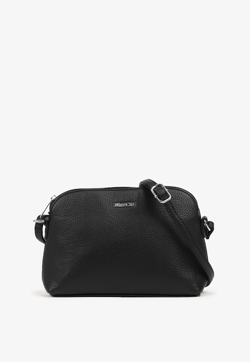 Czarna Torebka Typu Listonoszka o Prostokątnym Kształcie Silisette