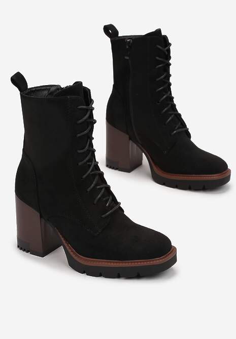 Czarne Botki Edme