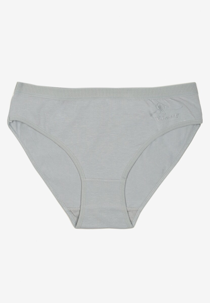 Jasnoniebieskie Majtki z Bawełny Typu Figi Afitia