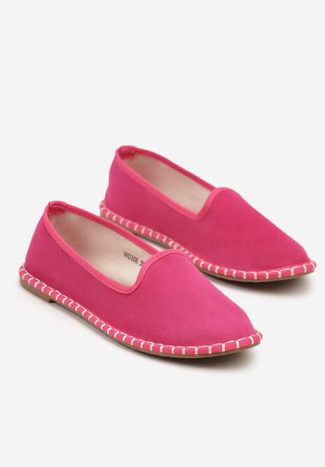 Fuksjowe Espadryle Balerinki z Przeszyciami Firalissea