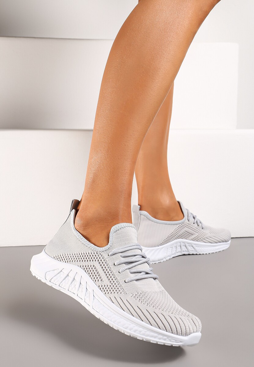 Szare Buty Sportowe Bemostom