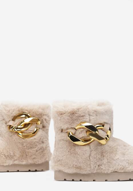 Beżowe Śniegowce Dephare