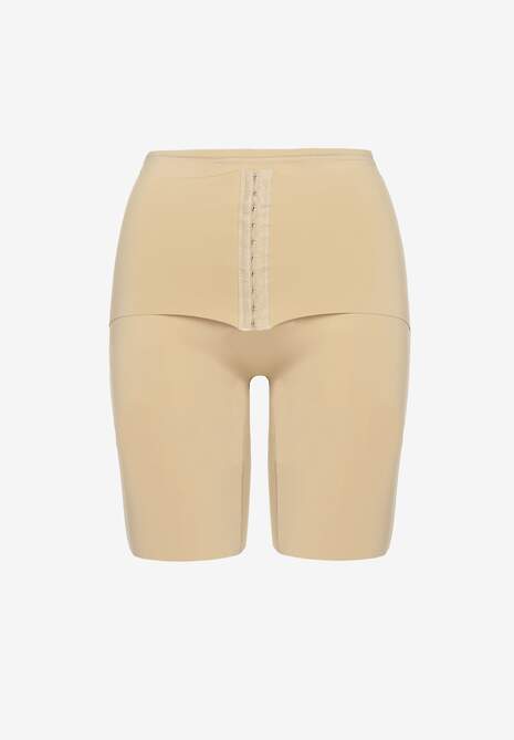 Beżowa Bielizna modelująca Majtki Typu Szorty High Waist Liradelle