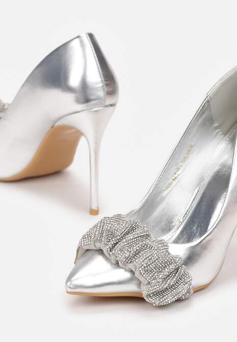 Srebrne Szpilki z Cyrkoniami Salvadora