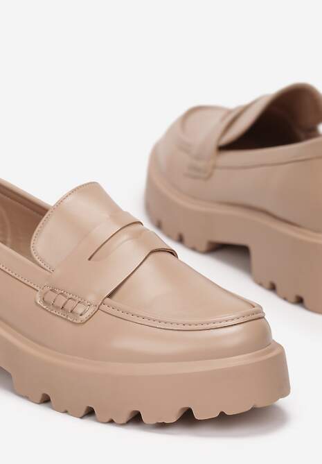 Beżowe Mokasyny Dansitu