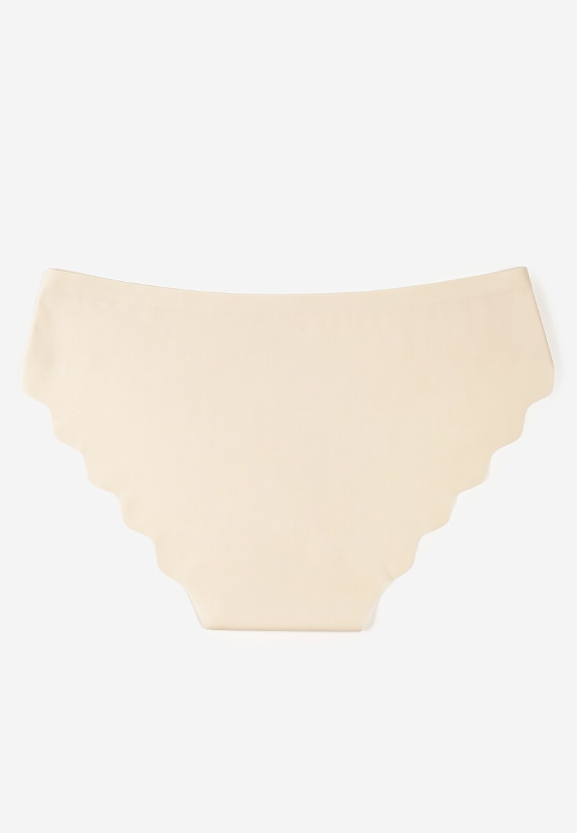 Jasnobeżowe Majtki Figi o Bezszwowym Wykończeniu Dolitia