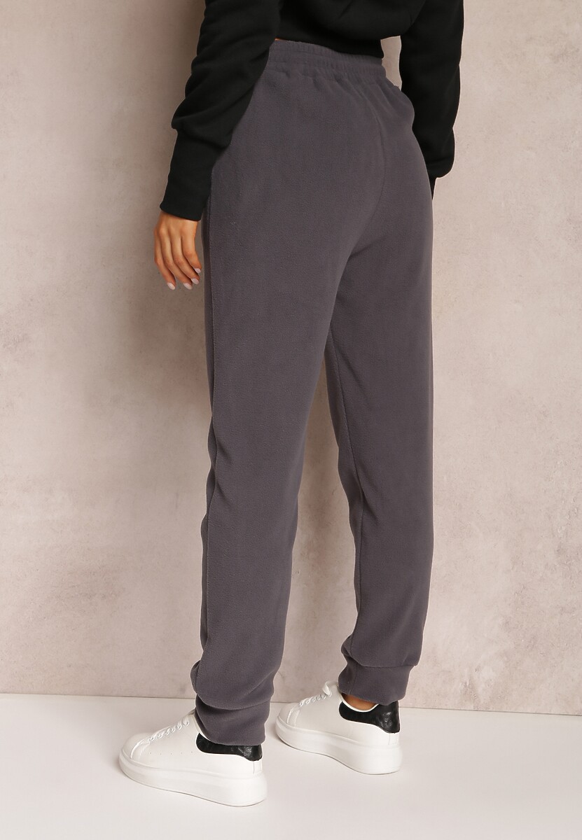 Szare Spodnie Dresowe Nophias