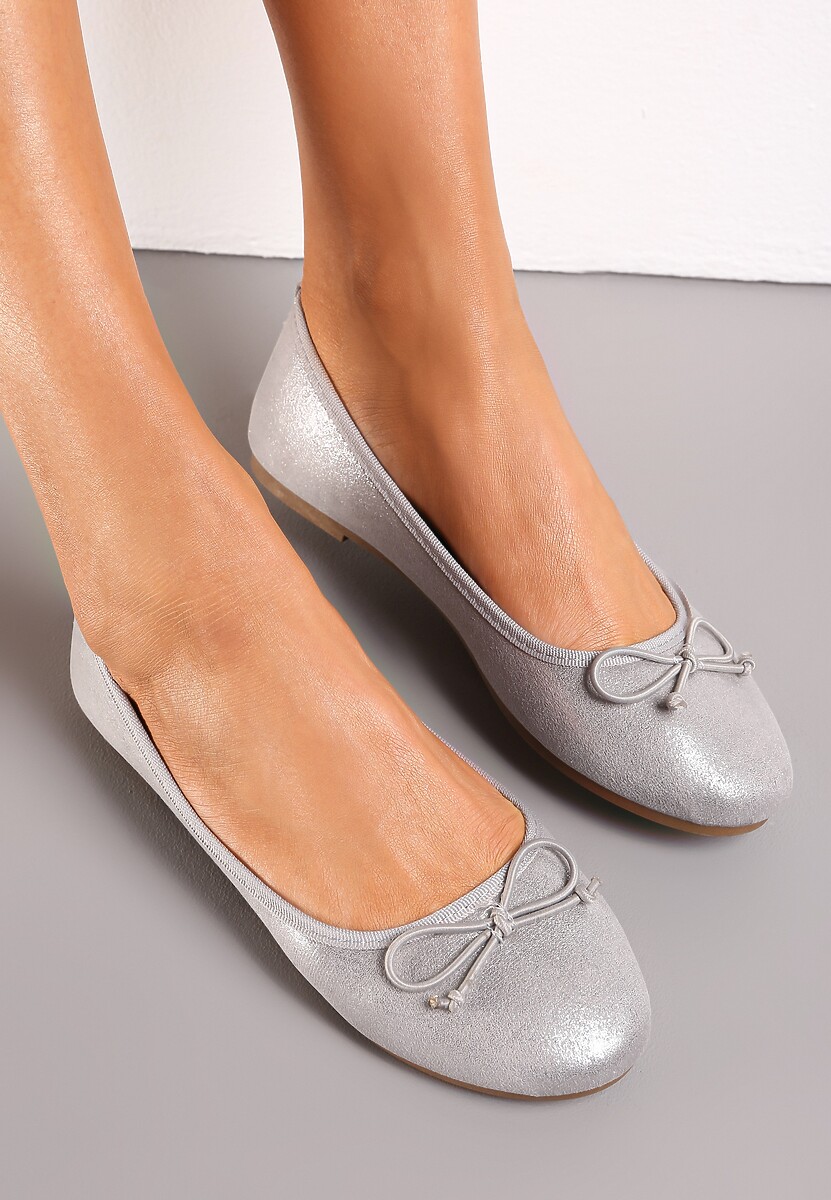 Białe Balerinki Nospe