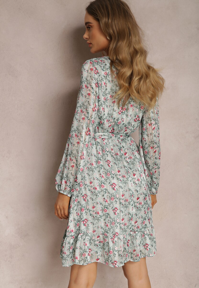 Miętowa Sukienka Meridarah