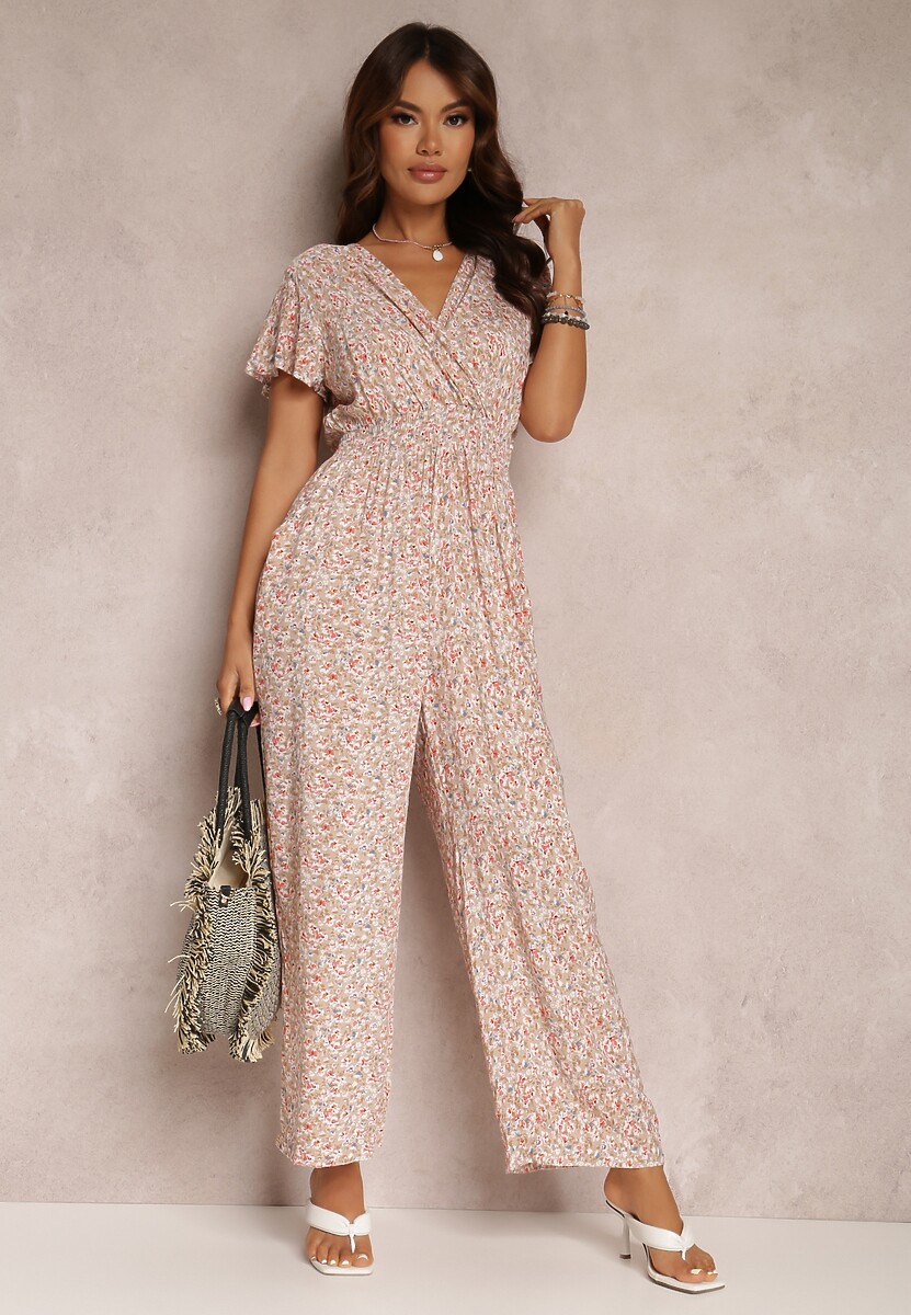 Beżowy Kombinezon Amathania