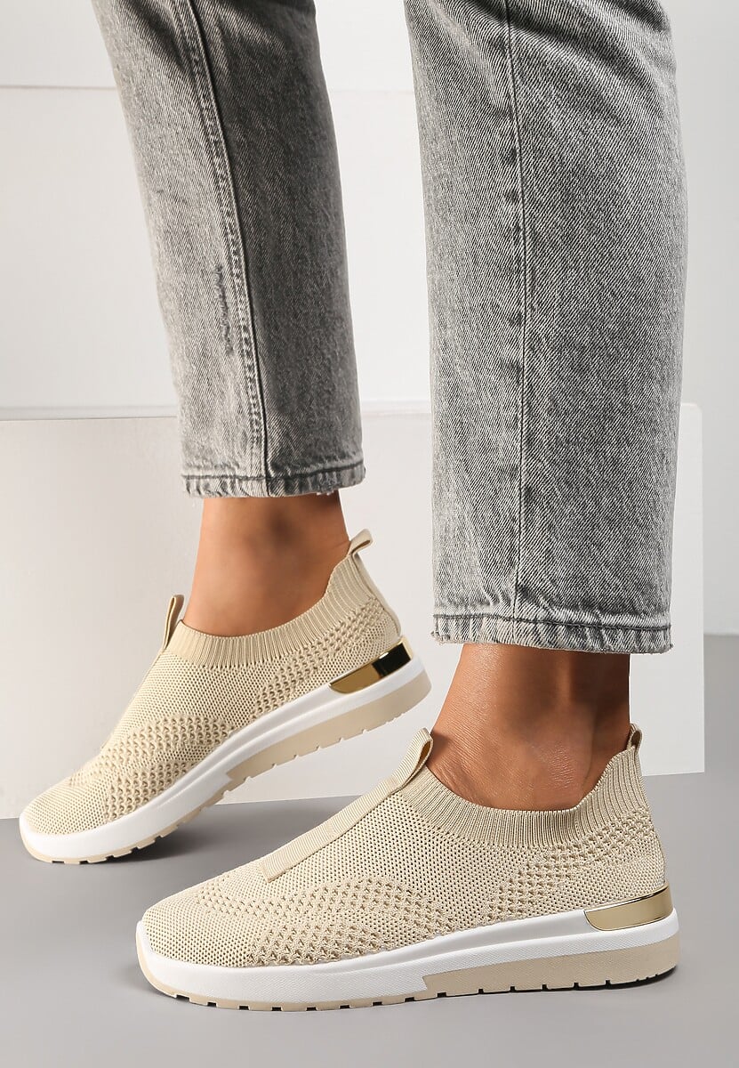 Jasnobeżowe Buty Sportowe Hypnerus