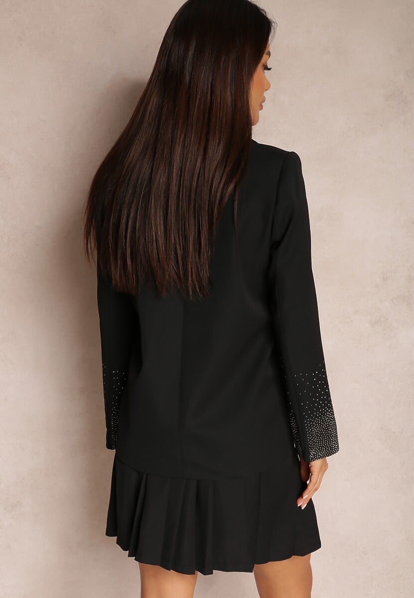 Czarny Komplet 2-częściowy w Cekiny Eme