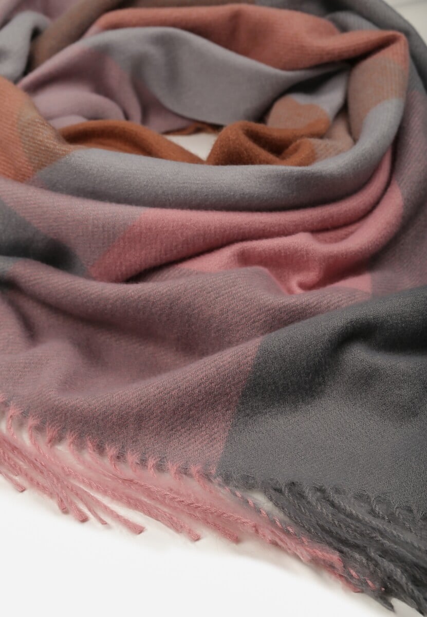 Różowo-Szary Szalik Saltorin