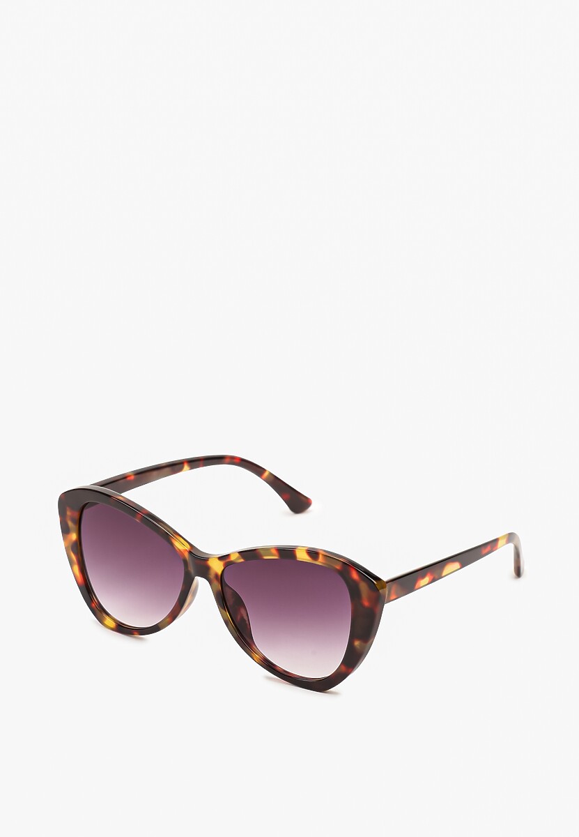 Brązowe Okulary Przeciwsłoneczne z Filtrem UV ze Szkłami Ombre Taseldi