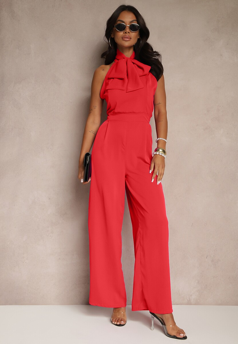 Czerwony Kombinezon Ozdobiony Kokardą Milireia