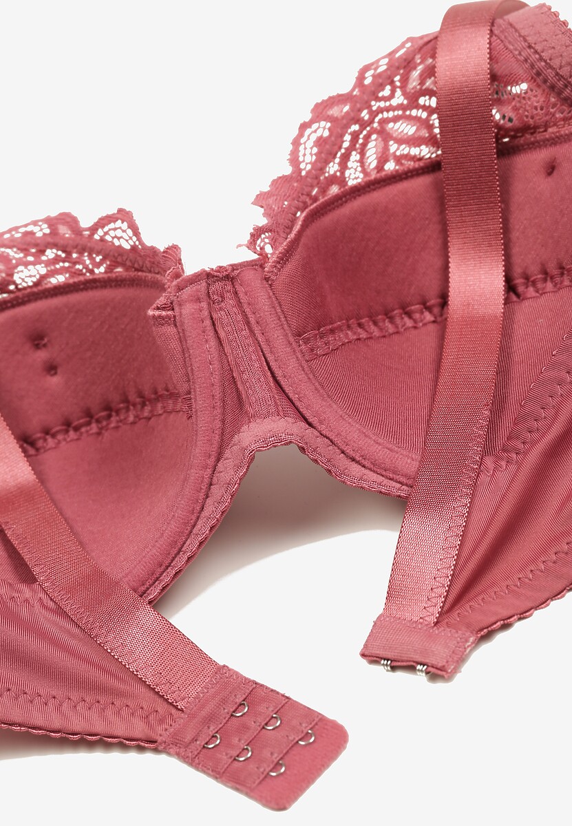 Różowy Biustonosz Typu Full Cup Vikiirona