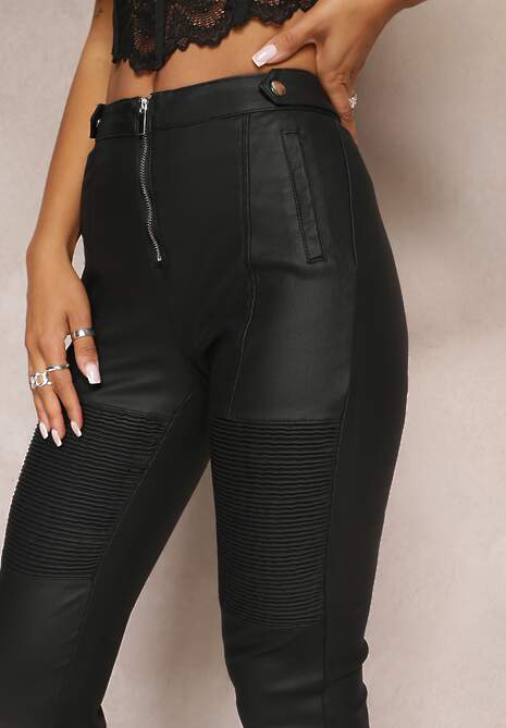 Czarne Spodnie Skinny Lynena