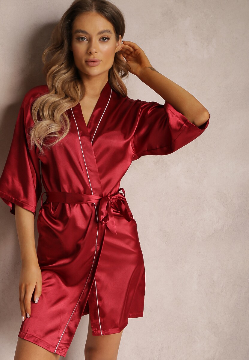 Bordowy Szlafrok Pheneis