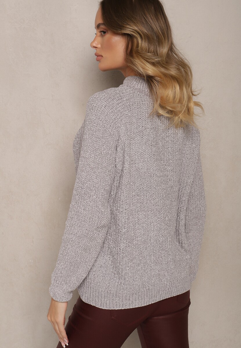 Szary Casualowy Golf z Wiskozą Zerinia