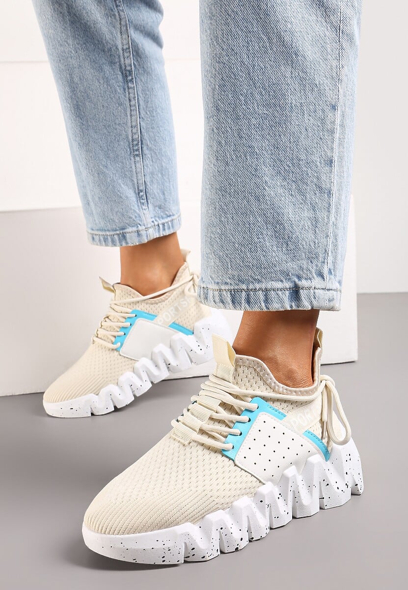Beżowe Sneakersy Phenede
