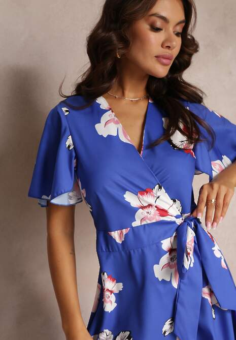 Ciemnoniebieska Sukienka Phaetheithe