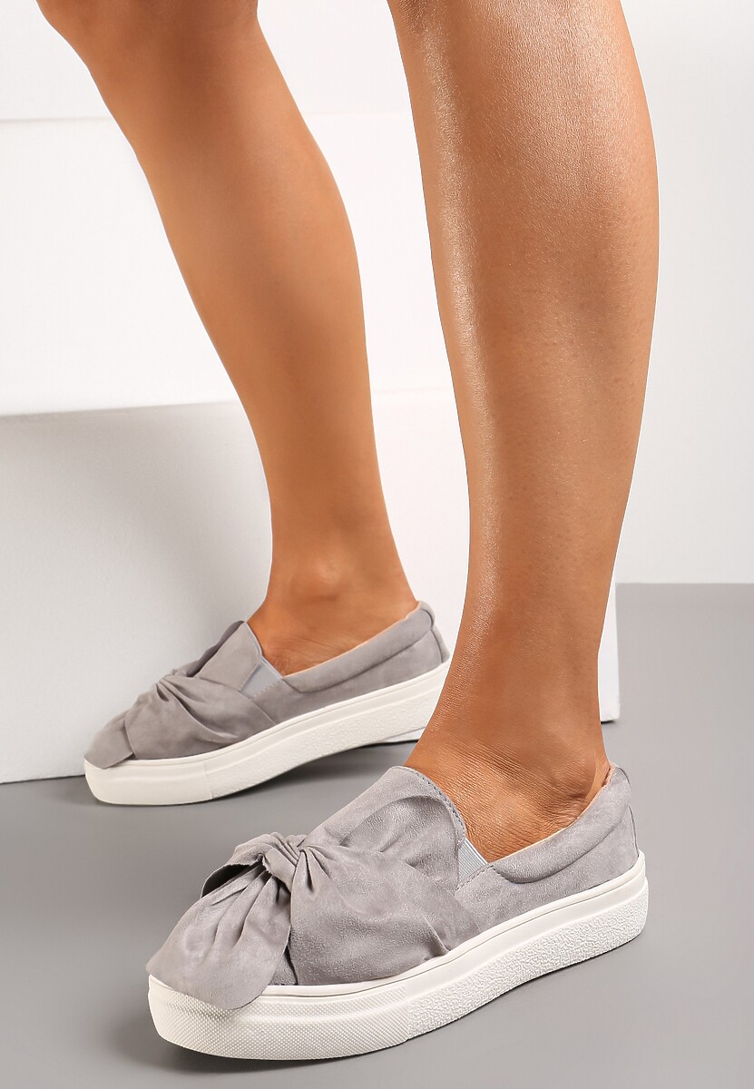 Szare Tenisówki Houndstooth