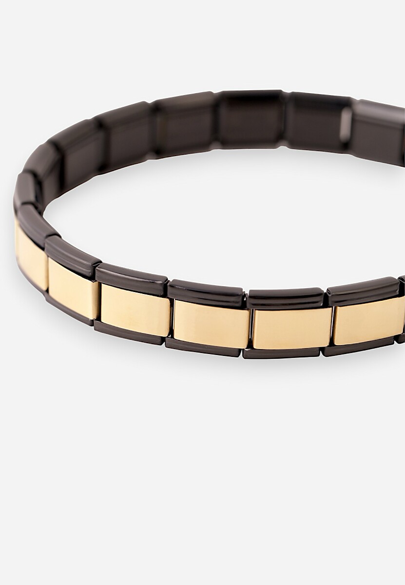 Złota Bransoletka o Geometrycznym Kształcie Irralune