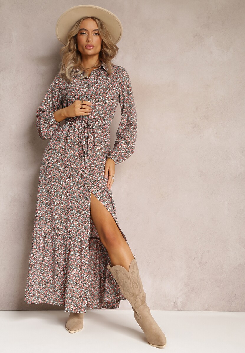 Czarno-Czerwona Sukienka Phinene