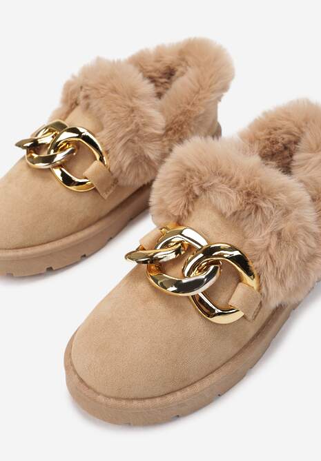 Ciemnobeżowe Śniegowce Erele