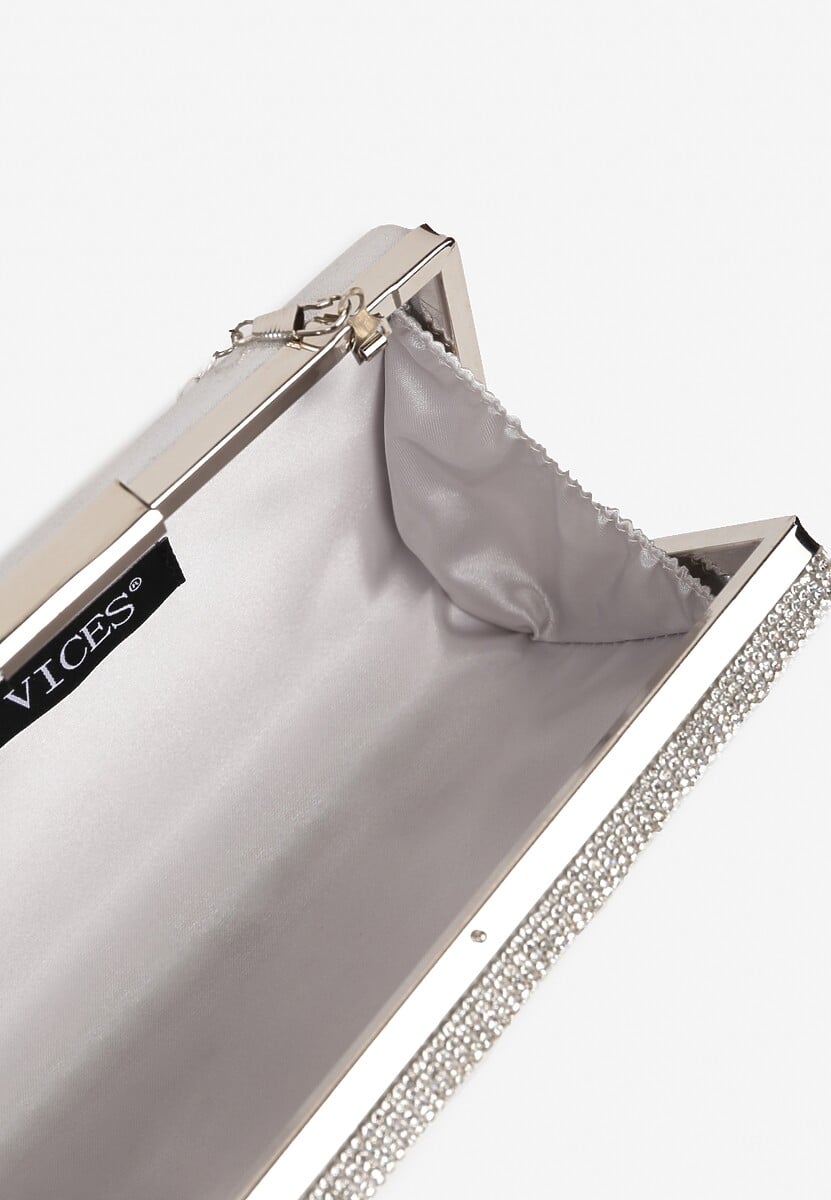 Srebrna Cyrkoniowa Torebka Vices z Dodatkowym Łańcuszkiem Vemiliae