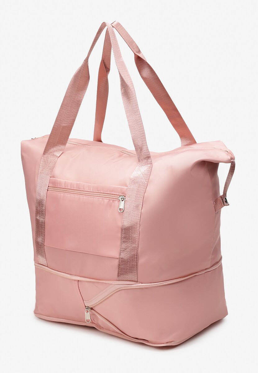 Różowa Duża Torebka Shopper z Rączką Wraithia