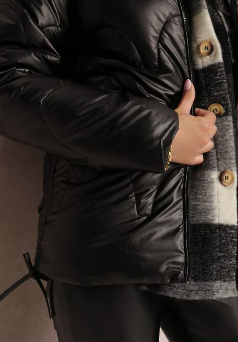 Czarna Kurtka Linerin