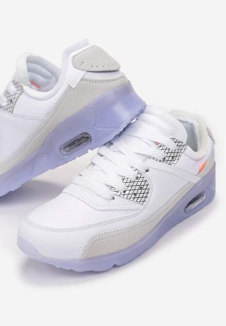 Biało-Liliowe Buty Sportowe Irinyxih