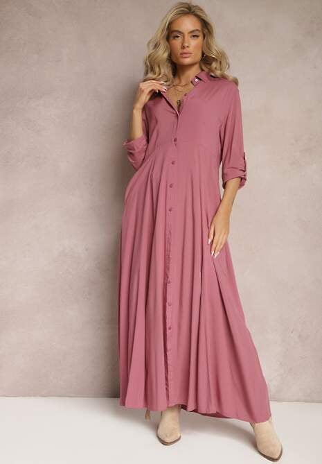 Ciemnofioletowa Sukienka Hillcrest