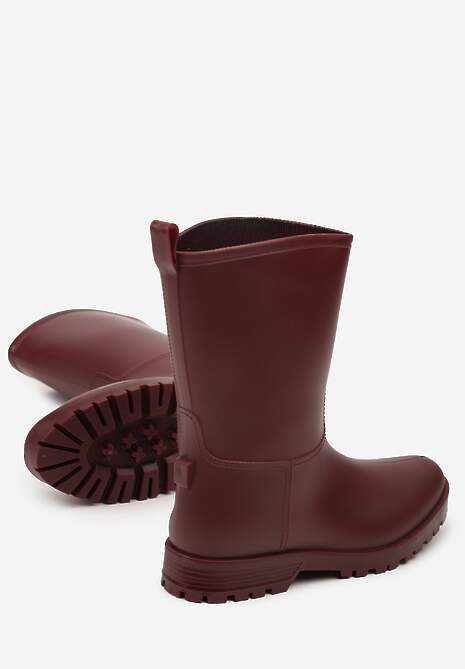 Bordowe Casualowe Kalosze Dirrive