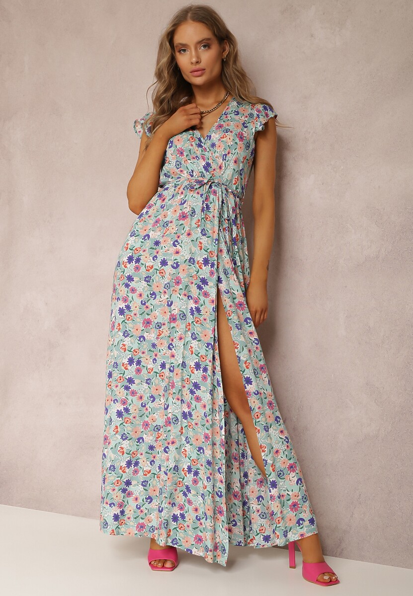 Miętowa Sukienka Artarpia