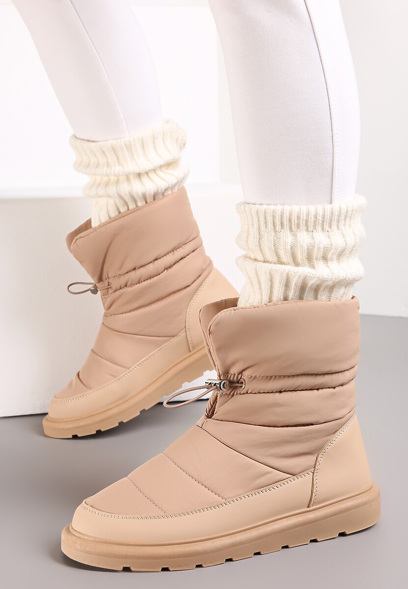 Ciemnobeżowe Śniegowce Leonard