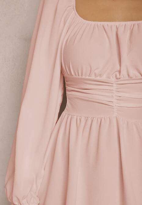 Ciemnoróżowa Sukienka Megadia