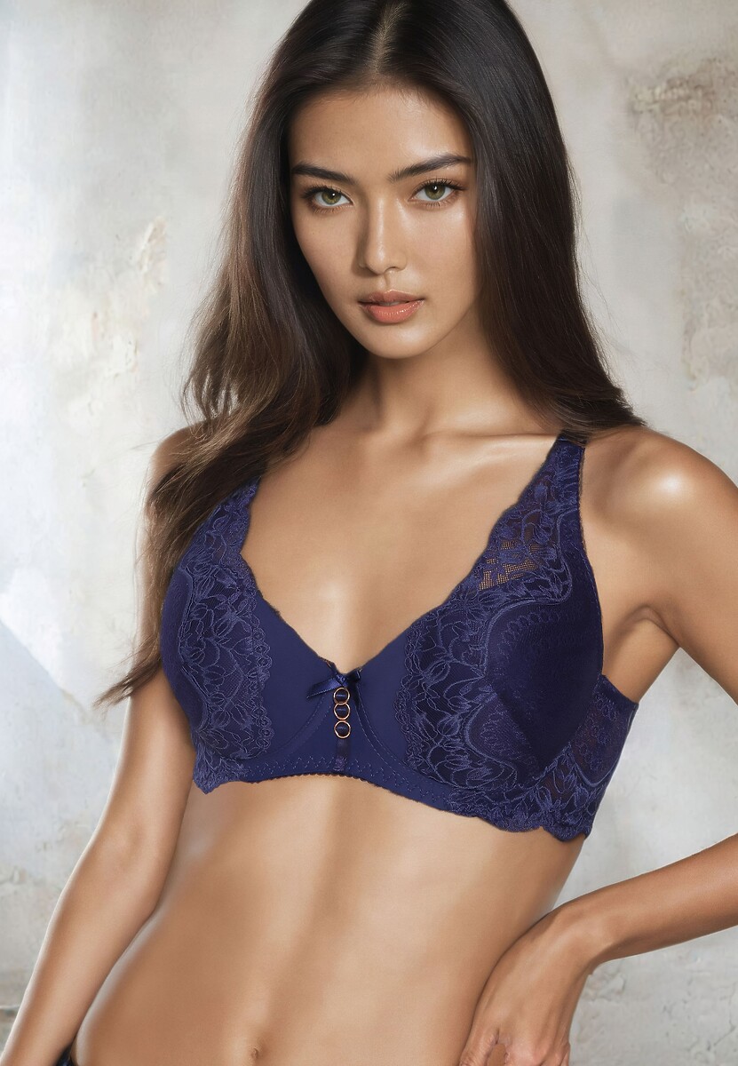 Ciemnozielony Usztywniany Biustonosz Full Cap z Regulowanymi Ramiączkami Dimrah