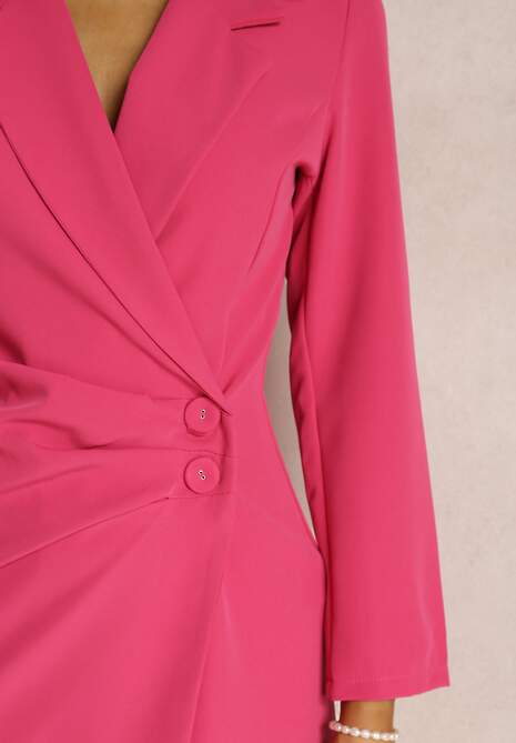 Ciemnoróżowa Sukienka Semiche