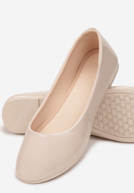 Beżowe Balerinki Nysaxise