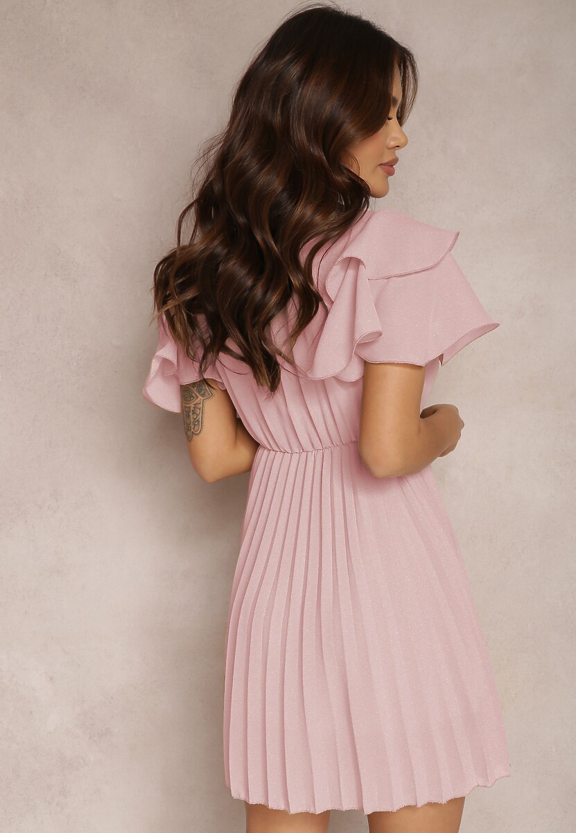 Ciemnoróżowa Sukienka Haidiolea