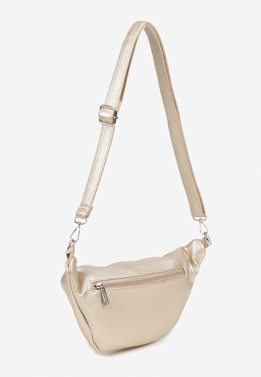 Złota Nerka ze Srebrnymi Detalami na Regulowanym Pasku Turessa