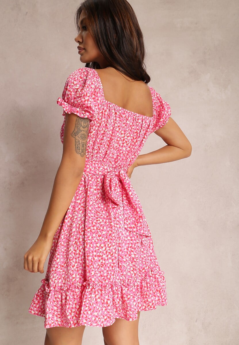 Różowa Sukienka Dukta