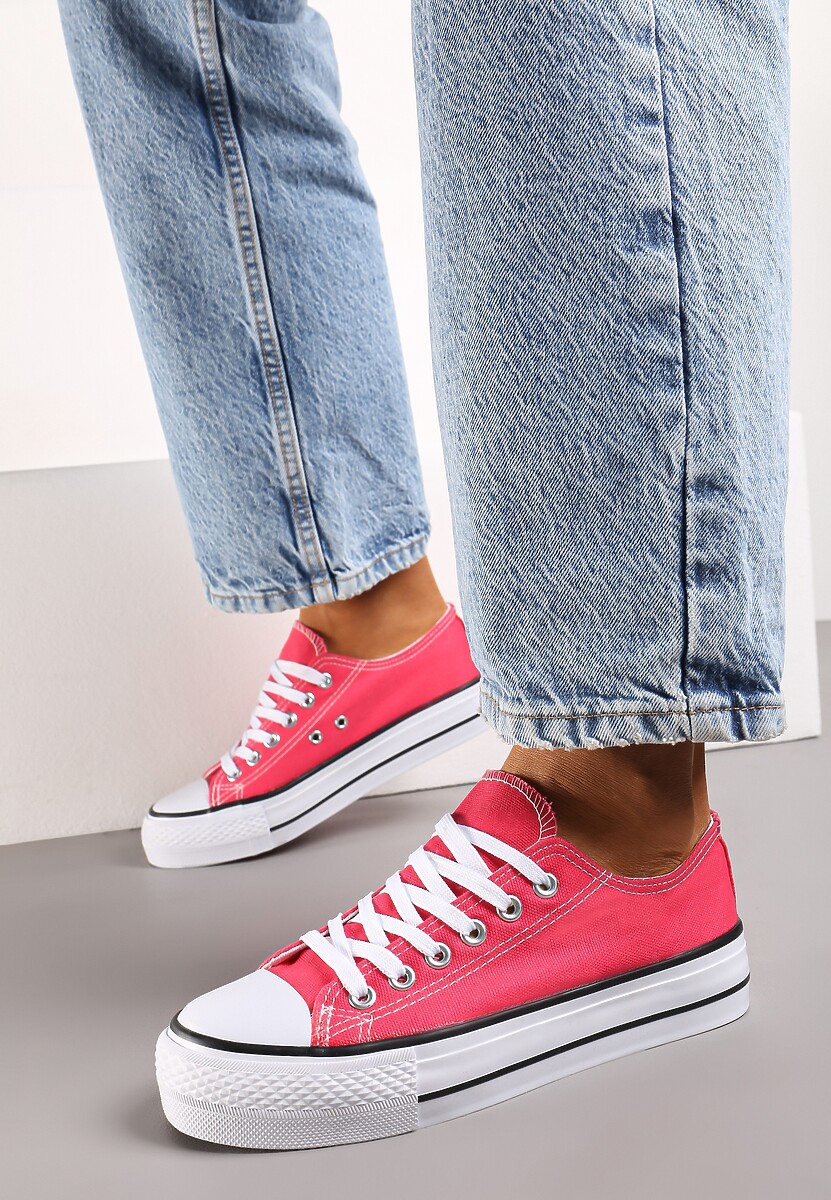 Fuksjowe Klasyczne Trampki Przed Kostkę Xarosa