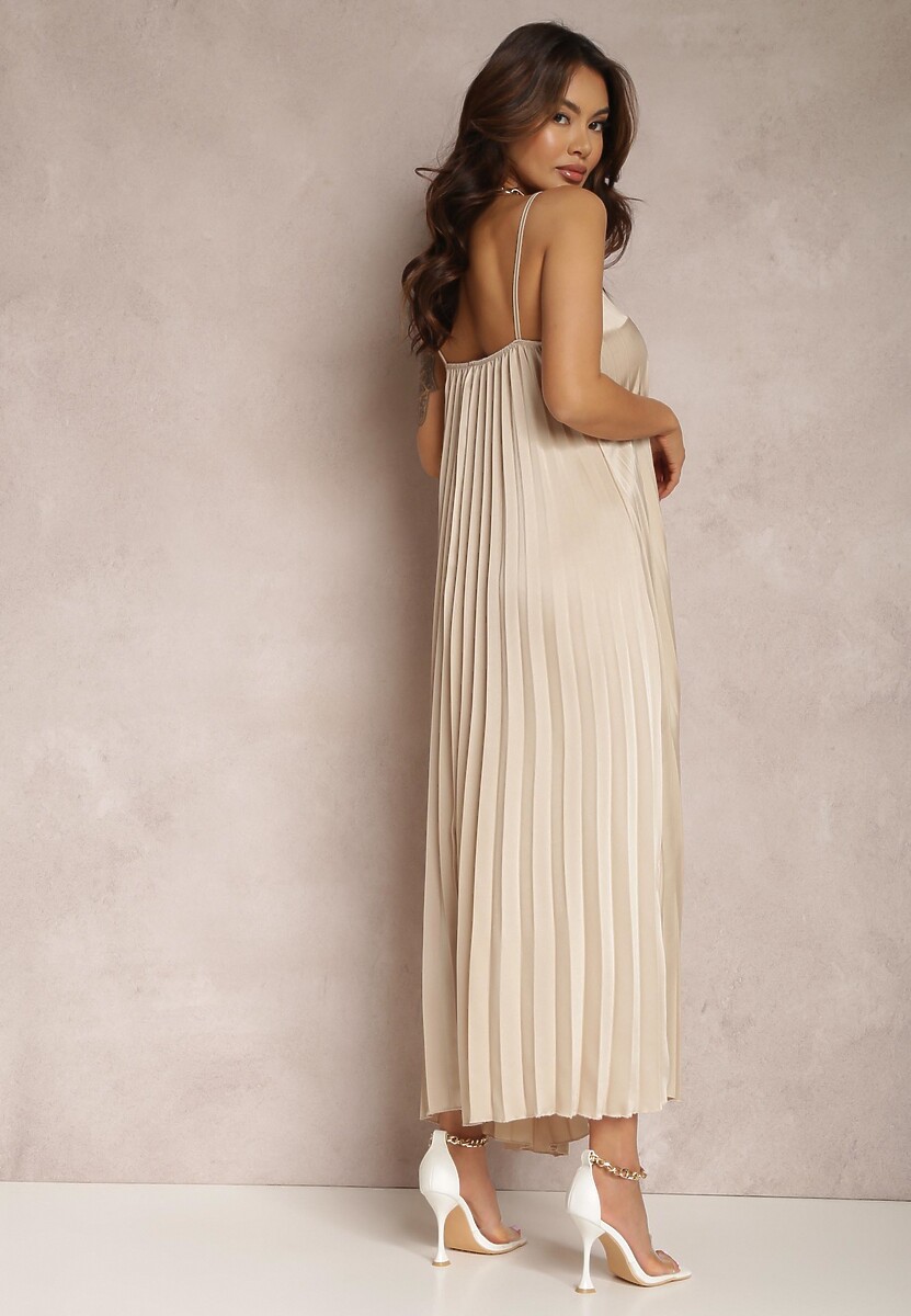 Beżowa Sukienka Ianima