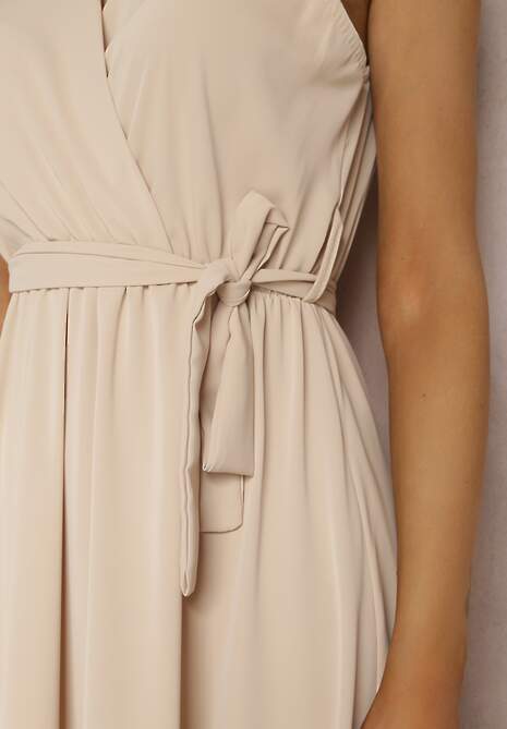 Beżowa Sukienka Nikora