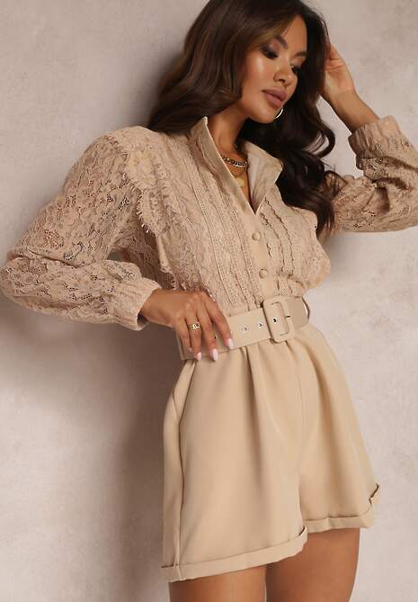 Ciemnobeżowy Kombinezon Olleiss